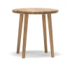 Tabouret Miss Button, chêne huilé naturel, bas