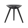 Tabouret ML42 48 cm, Hêtre teinté noir