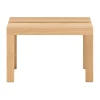 Tabouret Moebe Peg petit 35x27,5x22 cm, Chêne
