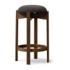Tabouret Pioneer haut, Vidar 386-chêne laqué teinté fumé