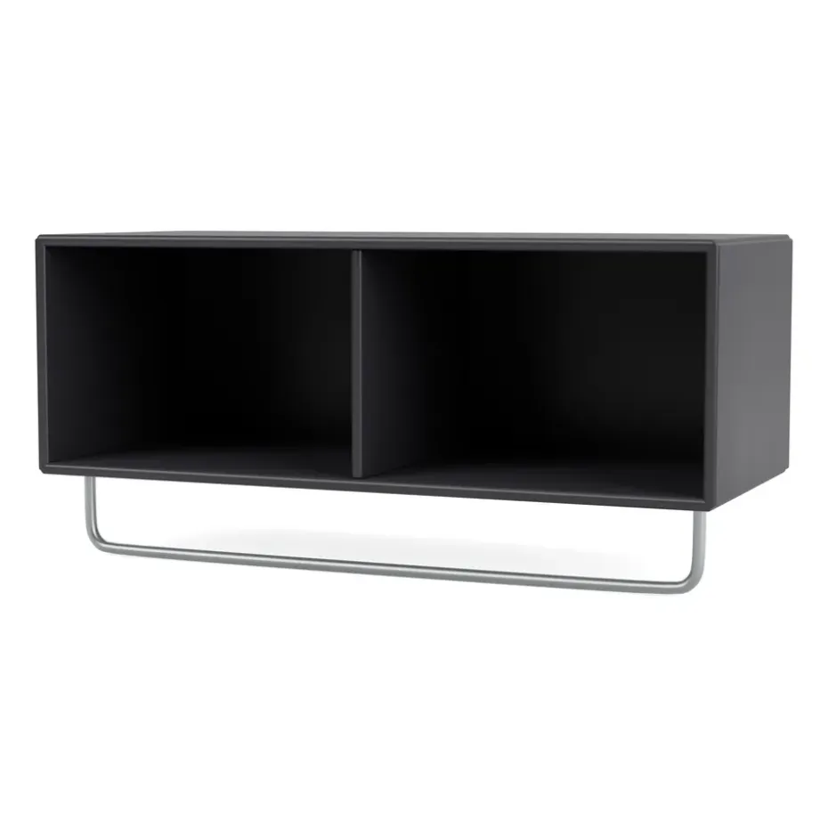 Étagère à chapeaux avec tringle COAT, Anthracite