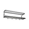 Étagère à chapeaux Classic 650, noir/chrome, 2 niveaux, 50 cm