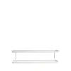 Étagère à chaussures Classic 650, blanc/blanc, 2 niveaux, 100 cmn