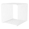 Étagère cube Panton Wire Single 34,8x34,8x34,8 cm, Snow