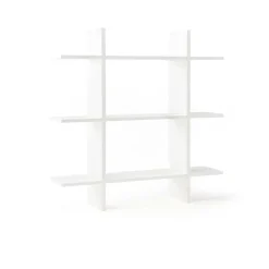 Étagère murale Star 3 niveaux, Blanc