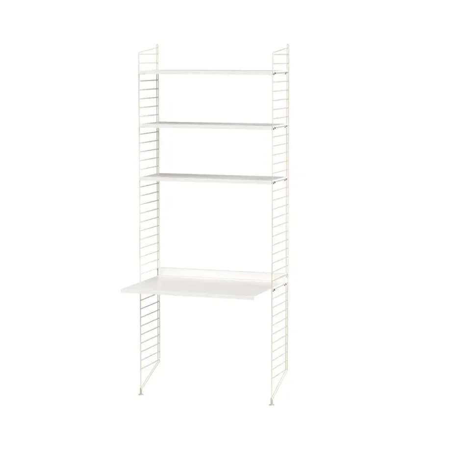 Étagère String, blanc, 78x30 cm, lot de 3