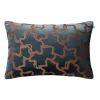 Taie Chand 40x60 cm, Sea blue-cognac