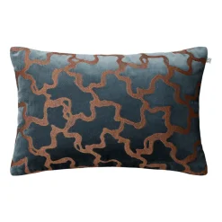 Taie Chand 40x60 cm, Sea blue-cognac