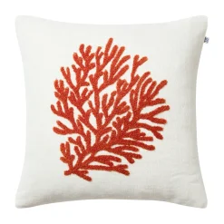 Taie d'oreiller corail 50x50 cm, Orange