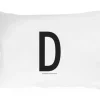 Taie d'oreiller Design Letters 70x50 cm, D