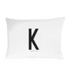 Taie d'oreiller Design Letters 70x50 cm, K