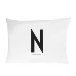 Taie d'oreiller Design Letters 70x50 cm, N