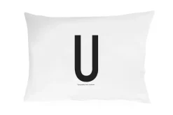 Taie d'oreiller Design Letters 70x50 cm, U