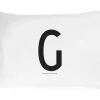 Taie d'oreiller Design Letters 70x50 cm, G