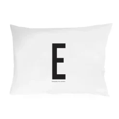 Taie d'oreiller Design Letters 70x50 cm, E