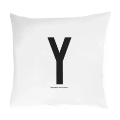 Taie d'oreiller Design Letters 60x50 cm, Y