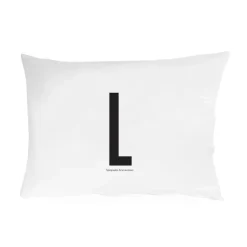 Taie d'oreiller Design Letters 70x50 cm, L