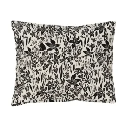 Taie d'oreiller Moomin 50x60 cm, Lys noir-blanc
