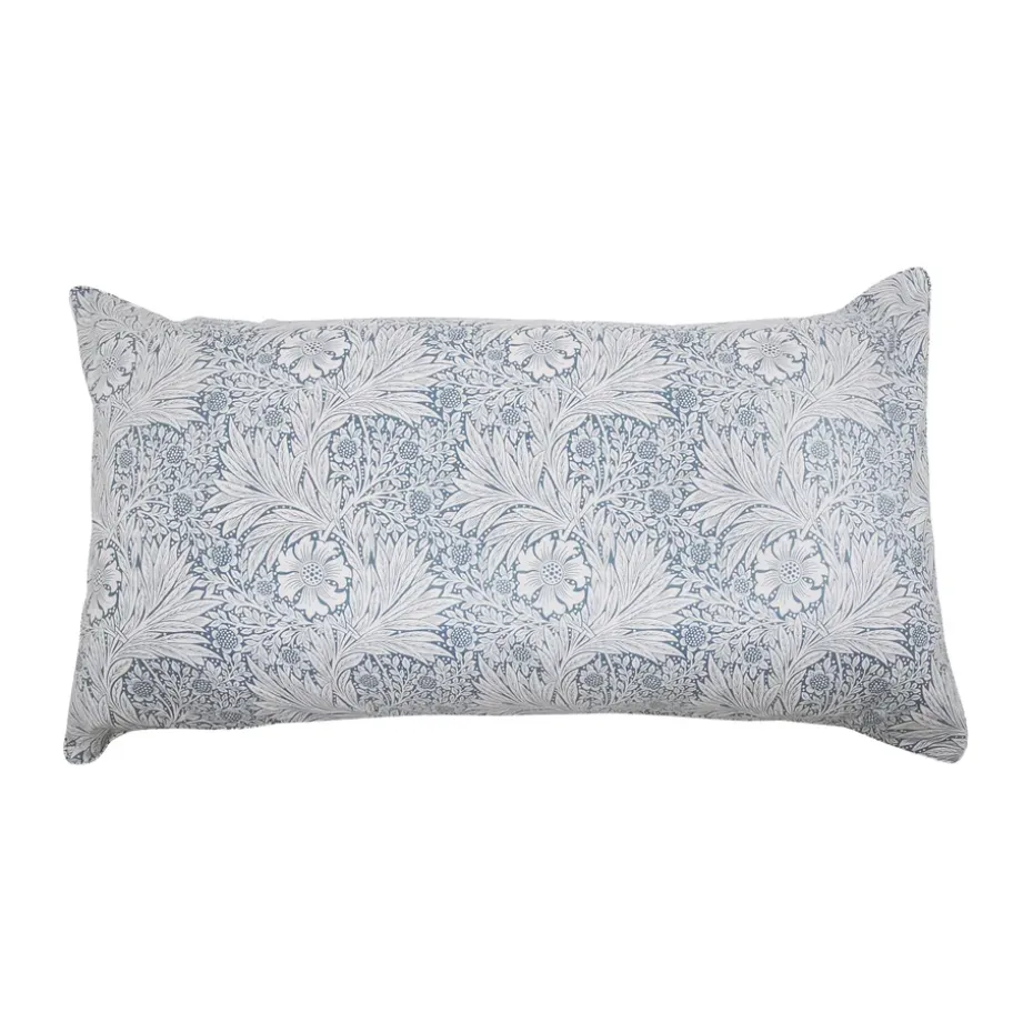 Taie d'oreiller Morris & Co. Marigold, Bleu, 50x90 cm