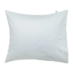 Taie d’oreiller Satina plain, Bleu Ljubljana, 50x60 cm
