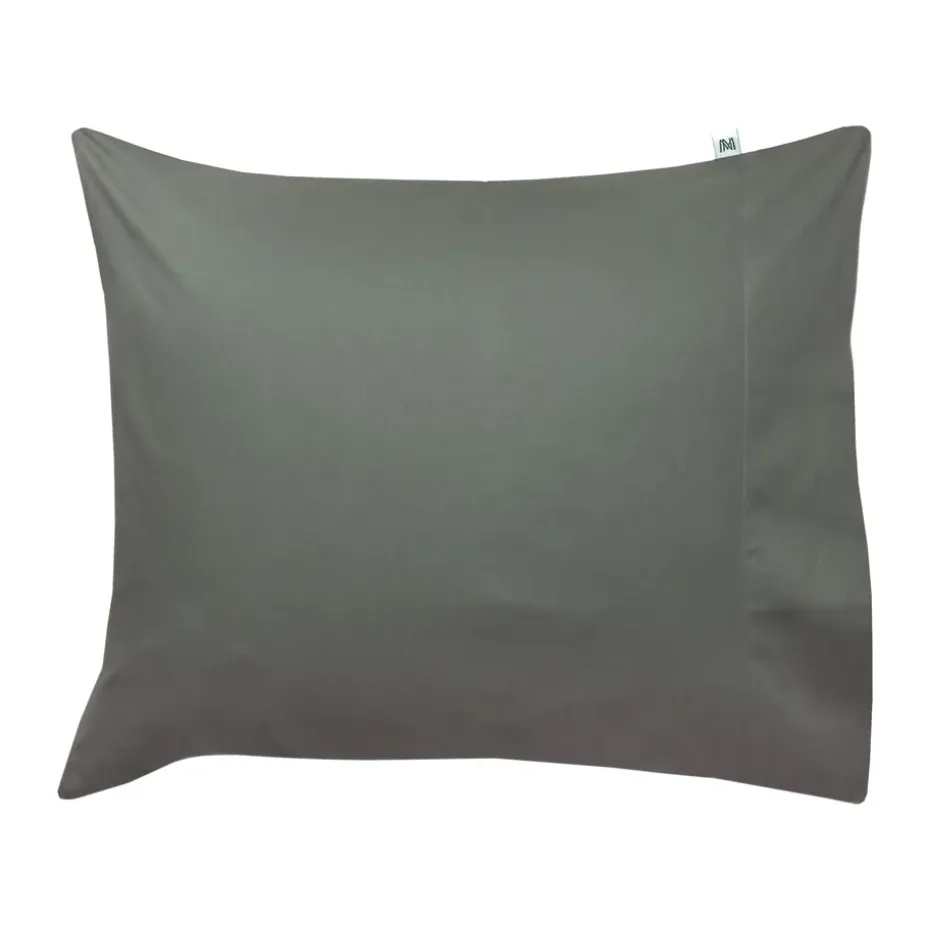 Taie d’oreiller Satina plain, Vert, 50x60 cm