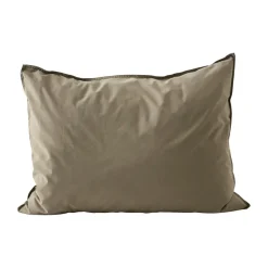 Taie d’oreiller Tell Me More en cotonn, Olive, 50x60 cm