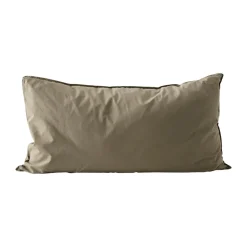 Taie d’oreiller Tell Me More en cotonn, Olive, 50x90 cm