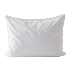 Taie d’oreiller Tell Me More en cotonn, Blanc, 50x60 cm