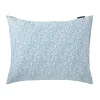 Taie d'oreiller Wave Printed Cotton Sateen 50x60 cm, White-Blue