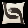 Taie Pose 50x50 cm, Coffee-undyed