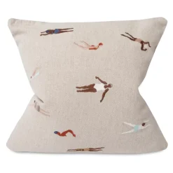 Taie Swimmers 48x48 cm, Beige