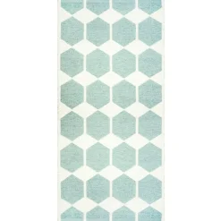 Tapis Anna bleu, 70x140 cm