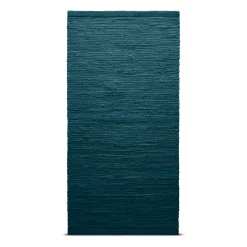 Tapis Cotton 60x90cm, Petroleum (bleu pétrole)