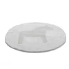 Tapis Dala Ø55 cm, blanc