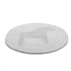 Tapis Dala Ø55 cm, blanc
