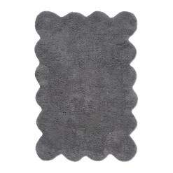 Tapis de bain Clam 60x90 cm, Gris