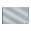 Tapis de bain Diagonal 50x80 cm, Menthe