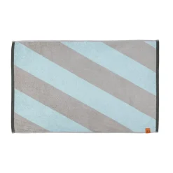 Tapis de bain Diagonal 50x80 cm, Menthe