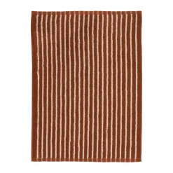 Tapis de bain Drift 50x70cm, Brun-blanc