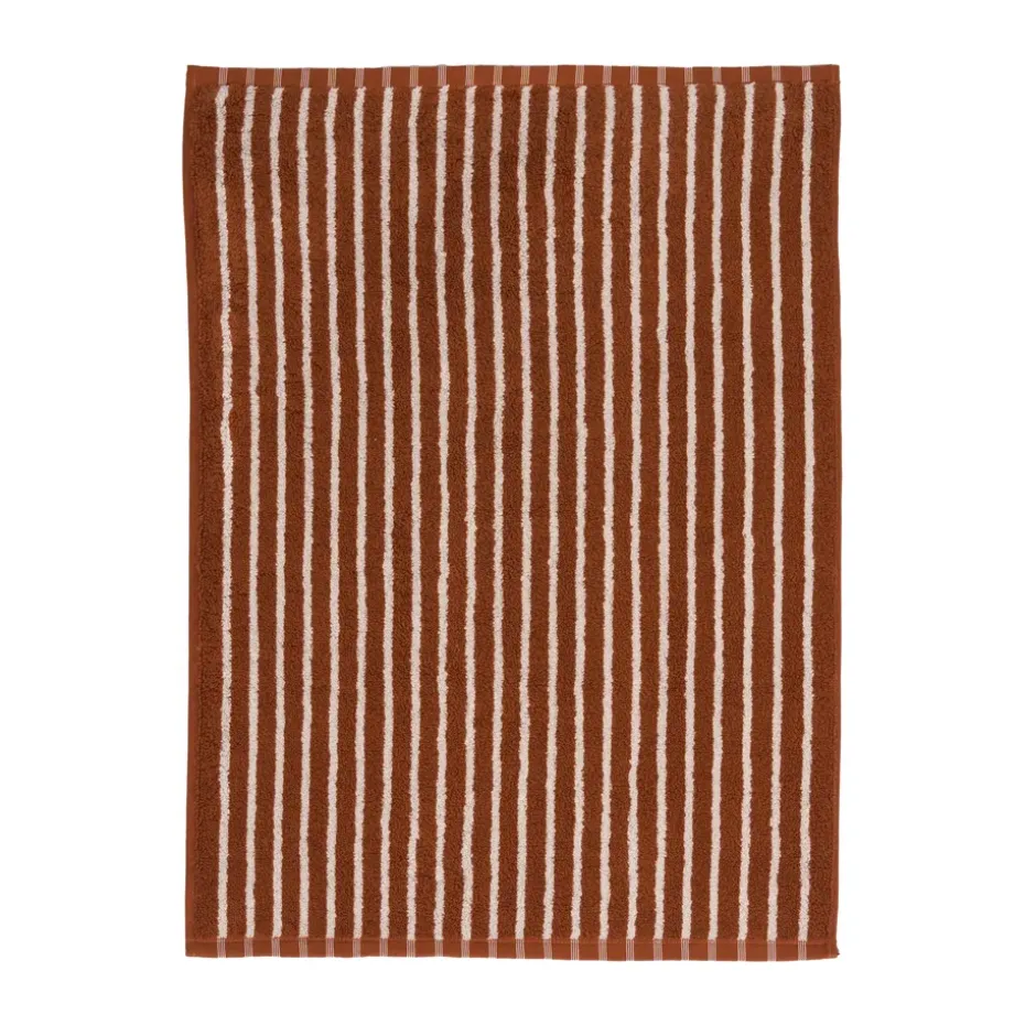 Tapis de bain Drift 50x70cm, Brun-blanc