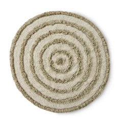 Tapis de bain HK Living Ø120 cm, Cream