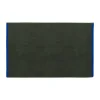 Tapis de bain Soft 50x80 cm, Dark olive-light blue