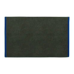 Tapis de bain Soft 50x80 cm, Dark olive-light blue