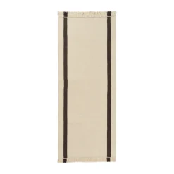 Tapis de couloir Calm kelim, Off-white, Coffee, 80x200 cm