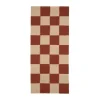 Tapis de couloir Square, Brown-naturel, 80x200 cm