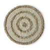 Tapis de de bain HK Living Ø80 cm, Cream