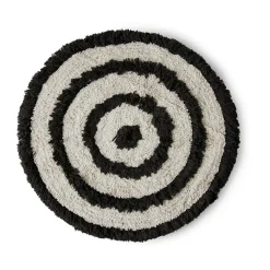 Tapis de de bain HK Living Ø80 cm, Monochrome