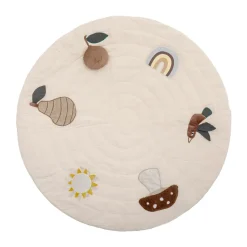 Tapis de jeu Agnes Ø100 cm, Blanc