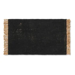 Tapis de porte Block 50x80 cm, Black-natural