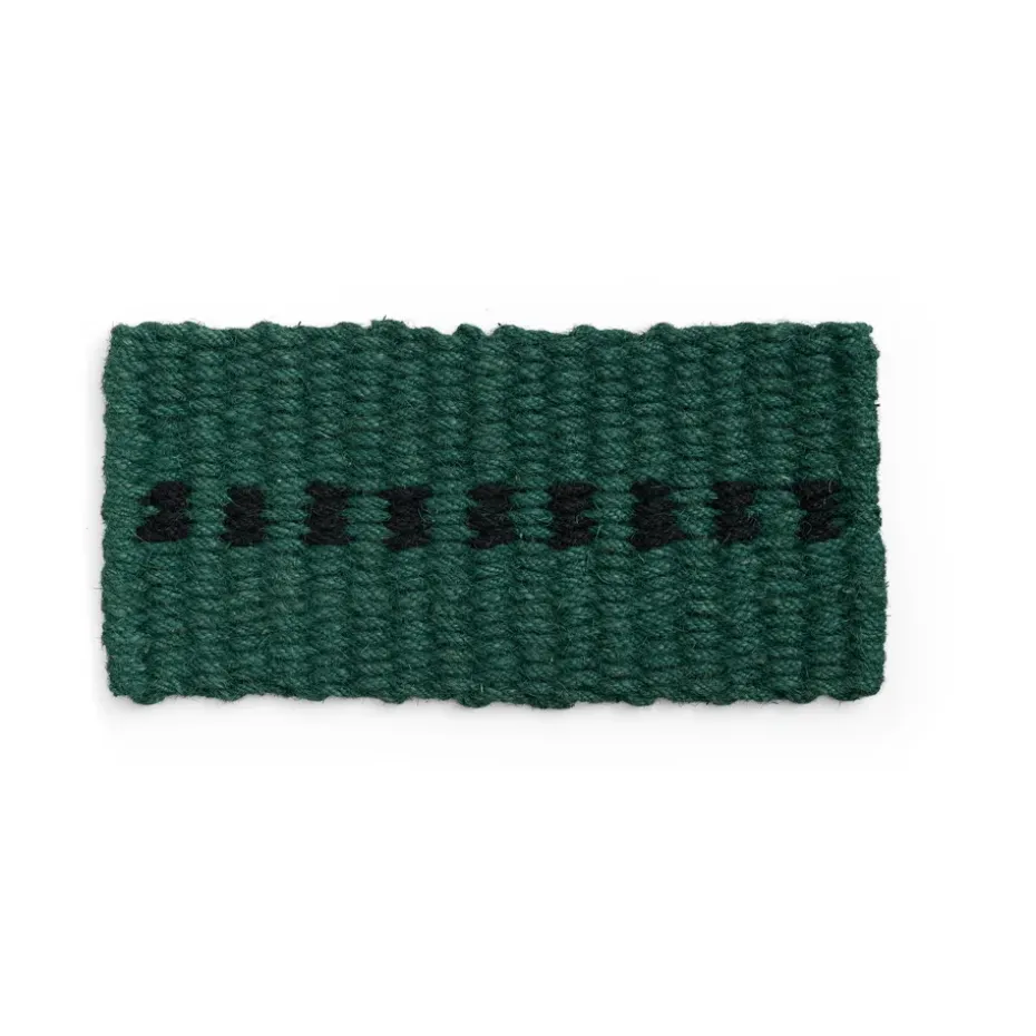 Tapis de porte Coco Dot, Dark green-black